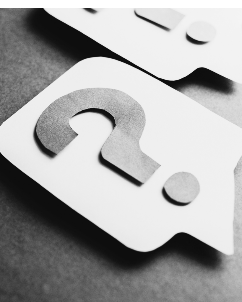 un point d'interrogation